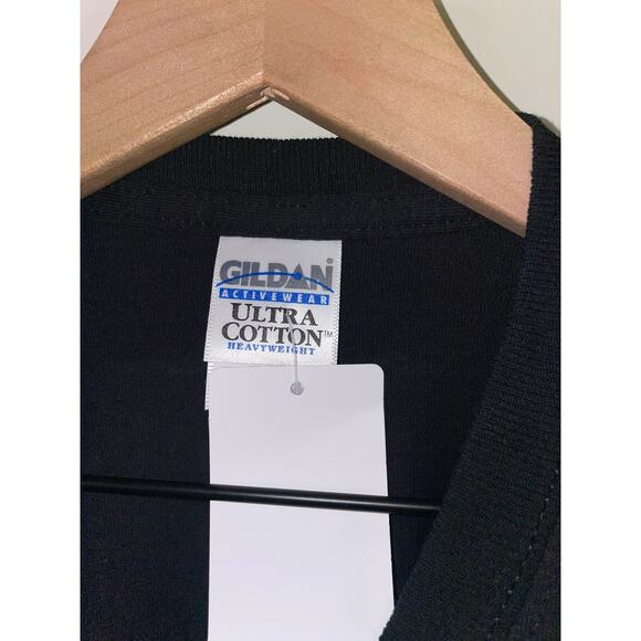 Vintage Heavily Medicated Shirt For Your Safety Humor Joke Black Tee VTG Large - Picture 4 of 8